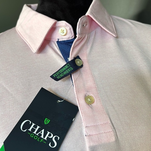 Chaps Golf UPF 30 sun protection short sleeve 4-way stretch, moisture wicking - Picture 2 of 6